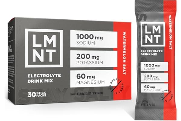 LMNT Zero Sugar Electrolytes - Watermelon Salt | Drink Mix | 30-Count