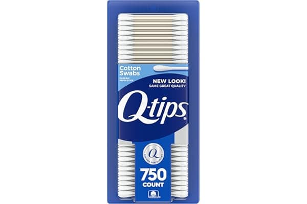 Q-tips Cotton Swabs For Hygiene and Beauty Care Original Cotton Swab Made With 100% Cotton 750 Count