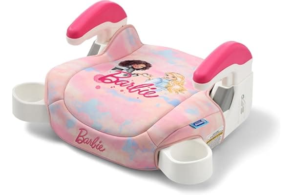 Graco TurboBooster 2.0 Backless Booster Car Seat, Barbie Painterly, Travel Booster Seat for Children Ages 4-10, Weight 40-100 Pounds and Height up to 57 Inches
