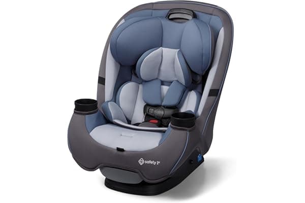Safety 1st Grow and Go All-in-One Slim Convertible Car Seat, Rear Facing, 5-40 lbs, Forward Facing (30–65 lbs), High Back Booster Seat 40-100 pounds, Alaskan Blue