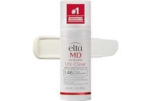 EltaMD UV Clear Face Sunscreen SPF, Oil-Free Sunscreen with Zinc Oxide, Dermatologist Recommended