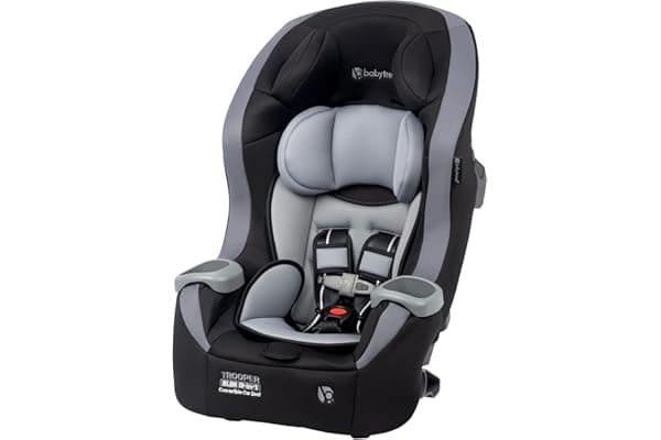 Baby Trend Trooper™ Slim 3-in-1 Convertible Car Seat, Dash Black – Slim Fit, 3-in-1 Growth Modes, Lightweight Design, Adjustable Comfort Padding