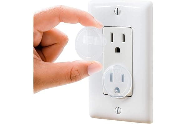 Clear Outlet Covers (32 Pack) Value Pack – Baby Safety Outlet Plug Covers – Durable & Steady – Child Proof Your Outlets Easily