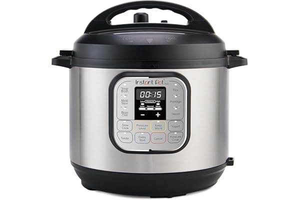 Instant Pot Duo 7-in-1 Mini Electric Pressure Cooker, Slow Rice Cooker, Steamer, Sauté, Yogurt Maker, Warmer & Sterilizer, Includes Free App with over 1900 Recipes, Stainless Steel, 3 Quart