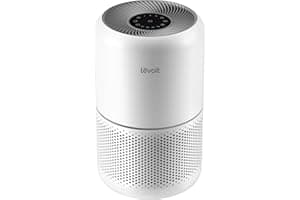 LEVOIT Air Purifier for Home Pets Hair Allergies in Bedroom, Covers Up to 1073 ft² by 56W High Torque Motor, AHAM VERIFIDE, 3-in-1 Filter with HEPA Sleep Mode, Remove Dust Smoke Odor, Core300-P, White