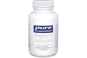 Pure Encapsulations Magnesium (Glycinate) - Supplement to Support Stress Relief, Sleep, Heart Health, Nerves, Muscles, and Metabolism* - with Magnesium Glycinate - 90 Capsules