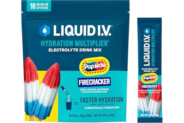 Liquid I.V. Hydration Electrolytes, Firecracker, 16 Count