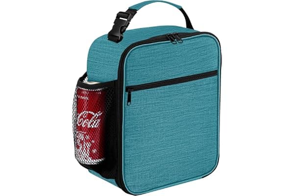 ZM-YOUTOO Lunch Box for Men - Reusable Lunch Bag Men Adult Women- Insulated Small LunchBox (Azure)