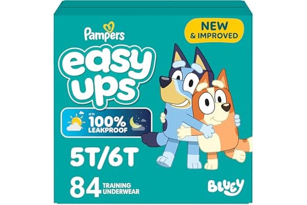 Kitchen Hack Alert: Pampers Training Pants - Easy Ups Boys & Girls Bluey - Size 5T-6T, 84 Count, Children's Potty Underwear (Packaging May Vary)