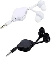 Trending on Amazon: 2 Pack Retractable Earbuds Wired Earphone Portable 3.5mm Plug Stereo in-Ear Headphone Wiring Ear Buds for Computer PC Tablet Phone Airplane Airline Flight Fly Trip Plane Laptop MP3 Player