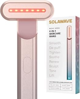 Amazon Deal Alert: Solawave 4-in-1 Red Light Therapy Wand for Face & Neck | Beauty Device with Galvanic Current, Massager & Warmth | Anti-Aging, Wrinkle Reduction, Skin Tightening, Depuffing & Rejuvenation (Ombre)