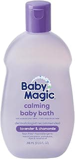 Baby Magic Calming Baby Bath, Lavender & Chamomile Scent, 9 Fl Oz | Specially Formulated for Baby's Delicate Skin, Made with Calendula, Tear Free, Hypoallergenic