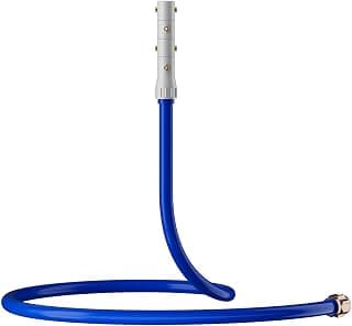 RESTMO Adjustable Misters for Outside Patio, Outdoor Cooling Misting System | Outdoor Mister with 8 Brass Nozzles, 6FT Portable Water Standing Mister for Hot Summer, Garden, Backyard, Beach, Camping, BBQ