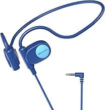 Mehomeli Kid Headphones, Air Conduction Open Ear Headphones, 3.5mm Jack | Ultra-Comfort, Ergonomic and Lightweight Design Perfect for School and Outdoor Activities-Blue