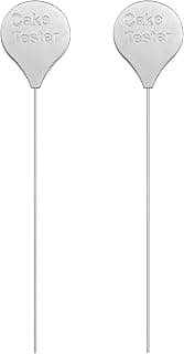 Cake Tester, 2 Packs Cake Testers for Baking and Cakes Testing Stick Doneness Endurance CakeTester Skewer 7.9 in Stainless Steel Rondauno