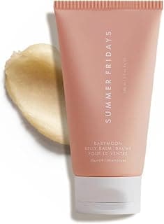 Summer Fridays Babymoon Belly Balm - Nourishing Balm + Body Moisturizer Enriched with Calendula Oil + Vitamin E to Help Reduce the Appearance of Stretch Marks and Dry Skin (5 Fl Oz) | Nourishing Belly Butter Body Moisturizer with Calendula Oil & Vitamin E, Helps Reduce Stretch Marks, Pregnancy Must Haves