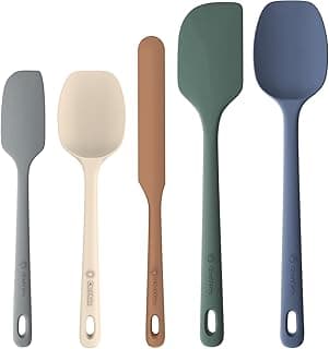 Food Grade Silicone, Heat Resistant Up to 600°F, Upgrade Strong Handle, Safe for Nonstick Cookware,Ideal for Cooking & Baking