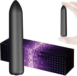 Mini Handheld Electric Massager - 10 Modes, Waterproof, Rechargeable Deep Tissue Massager for Back, Neck & Shoulder, Black
