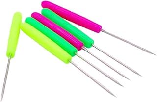 Grosun 6 Pieces Cookie Scribe Tool Sugar Stir Needle Scriber Needle Cookie Decorating Tools, DIY Baking Pin Whisk Stainless Steel Needle Biscuit Icing Pin