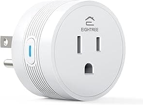EIGHTREE 15A Smart Plug,WiFi Outlet Plug Works with Alexa & Google Home