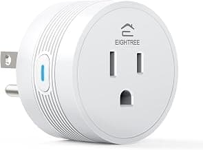 EIGHTREE 15A Smart Plug,WiFi Outlet Plug Works with Alexa & Google Home