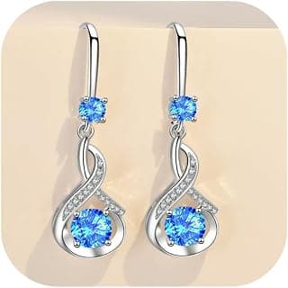 925 Sterling Silver Earrings for Women 14k Gold Hoop Earrings Full Diamond Hypoallergenic Cubic Zirconia Jewelry
