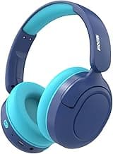 MIDOLA Kids Bluetooth Headphones Active Noise Cancelling Lightweight Wireless Headphone for Kid Volume Limited 85/94dB Foldable Over-Ear Headset with Aux/Mic,68 Hours Playtime,for Toddler Child Blue