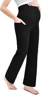 High Waist, Deep Side Pockets, Fits All Pregnancy Stages, Suitable for Daily Loungewear & Casual Wear