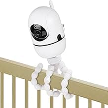 Tripod Baby Monitor Mount for HelloBaby HB6550/HB6560/HB6240/HB6148/HB6339/HB66/HB65/HB40, ANMEATE 549/SM935E, Flexible Baby Camera Mount Attach Your Camera Wherever You Want(Camera NOT Include)