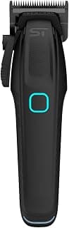 Supreme Trimmer Recharge Clipper - Professional Hair Clipper with 2 Removable Batteries, Brushless Motor, Smart Charge Stand, USB-C Charge & DLC Blades Barbers | STC779