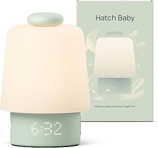 Hatch Baby Sound Machine, Night Light (Mint) | Sleep Support | Registry Essential, Routine Builder, Time-to-Rise Alarm Clock, White Noise, Nursery Stories, Toddler Kids (Wi-Fi)