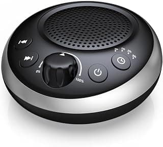 Sound Machine Loud White Noise Machine Nonstop Brown Noise Sleep Machine 30 Soothing Sounds for Baby Kids Adults Pink Noise Sounds Machine 36-Level Vol 4 Timer Memory Function for Home Travel Office