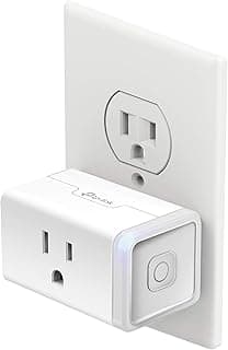 Plug Mini with Energy Monitoring, Smart Home Wi-Fi Outlet Works with Alexa, Google Home & IFTTT, Wi-Fi Simple Setup, No Hub Required (KP115), White