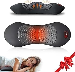 3-in-1 Sciatica Pain Relief Pillow with Heat,Vibration,Electric Lift,Rechargeable 3000mAh,USB-C Charging for Home, Office,Car