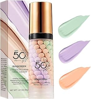 One Step Color Corrector Face Primer,Blurs Imperfections Oil Control & Moisturizing Skin Tone Correcting,Radiance Skin