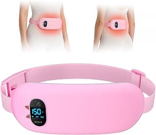 Cordless Fast Heating Pad with Massager 6 Heat 6 Vibrating Modes Gifts for Women Girls Her Girlfriend Stocking Stuffers Pink