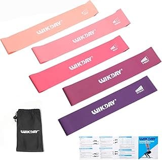 Resistance Bands for Working Out Exercise Loop Bands Workout Bands Set for Men Women Body Stretching, Crossfit Training, Home Workout, Physical Therapy, Booty Legs, Set of 5