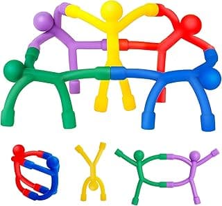 Magnetic Toddlers Sensory Toys, 10Pcs Road Trip Car Airplane Travel Activities Essentials Toy for Kids Ages 4-8, Fidget Toys for Adults Teens Boys girls Stress Relief, Fridge Magnet Men People