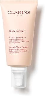Clarins Body Partner Stretch Mark Expert | Award-Winning | Stretch Mark Cream For Pregnancy and Weight Fluctuations | Tested and Recommended By Pregnant Women | Fragrance Free | Minimal Ingredients