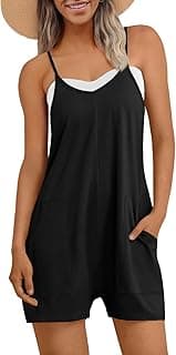 AUTOMET Womens Rompers Jumpsuits Summer Vacation Beach Outfits 2026 Shorts Overalls Jumpers Casual Soft Cruise Cute Clothes