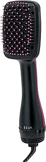 REVLON One-Step Hair Dryer and Styler, All-in-One Hair Brush Straightener for Salon-Quality Smooth & Straight Styles, Black