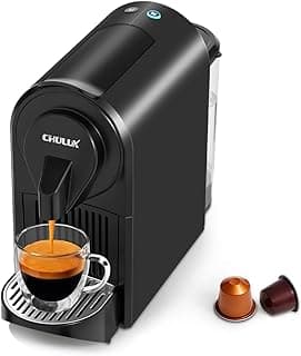 CHULUX Upgrade Bafè-Pro Espresso Machine for Nes Original Pods, 20Bar Rapid Extraction Home Espresso Coffee Maker for Espresso & Lungo, Black