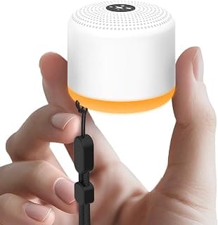 Soothing Sounds White Noise Machine Portable Sleep Machines with 30 Relaxing Sounds 12 Color Options 5 Adjustable Brightness 32 Volume Levels 4 Timer for Baby and Adult Perfect for Home Travel Office