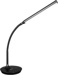OttLite Extended Reach LED Desk Lamp, Black | ClearSun LEDs Reduce Eyestrain | Flexible Neck 9.75"-27" | 3 Brightness Settings