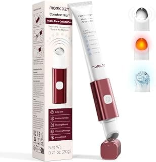 Heat, Cool & Vibe, Portable & Touch-Free 316 Steel, Relief for Sore Nipples, Nursing Essentials for Breastfeeding & Pumping