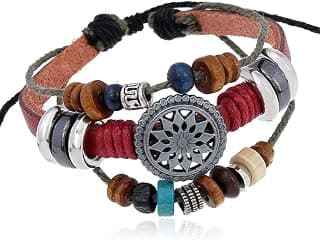 Amazon Deal Alert: OYEFLY Vintage Bohemia Beaded Bracelet, Multilayer Hand Woven Wristbands, Hemp Cords Wrap Bracelet Jewelry for Men and Women