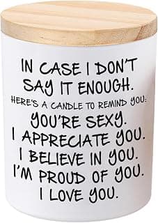 Gifts for Girlfriend Wife Her Funny Lavender Scented Soy Candles