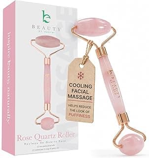 Rose Quartz Face Roller - Relaxation Gifts for Women, Skin Care Tools for Fine Lines and Wrinkles, Teenage Girl Gifts, Beauty Gift Ideas, Face Massager Tools, Facial Tool, Self Care Gift for Women