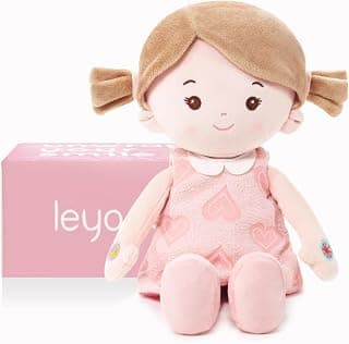 Day & Night Soothing Doll, Bedtime Lullabies, Interactive Sounds, Removable Outfit, Embroidered Face, Pink Gift Box Included