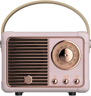Baolira Retro Bluetooth Speaker, Gifts for Teen Girls, Cute Room Decor | Mini Portable Speaker, Teen Girl Gifts, Birthday Gifts for Girls & Women, Tween Girls Trendy Stuff, Teen Girl Room Decor
